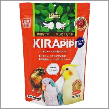 Hikari Kirapipi(M)_益生菌鸚鵡合成糧中粒(600g)