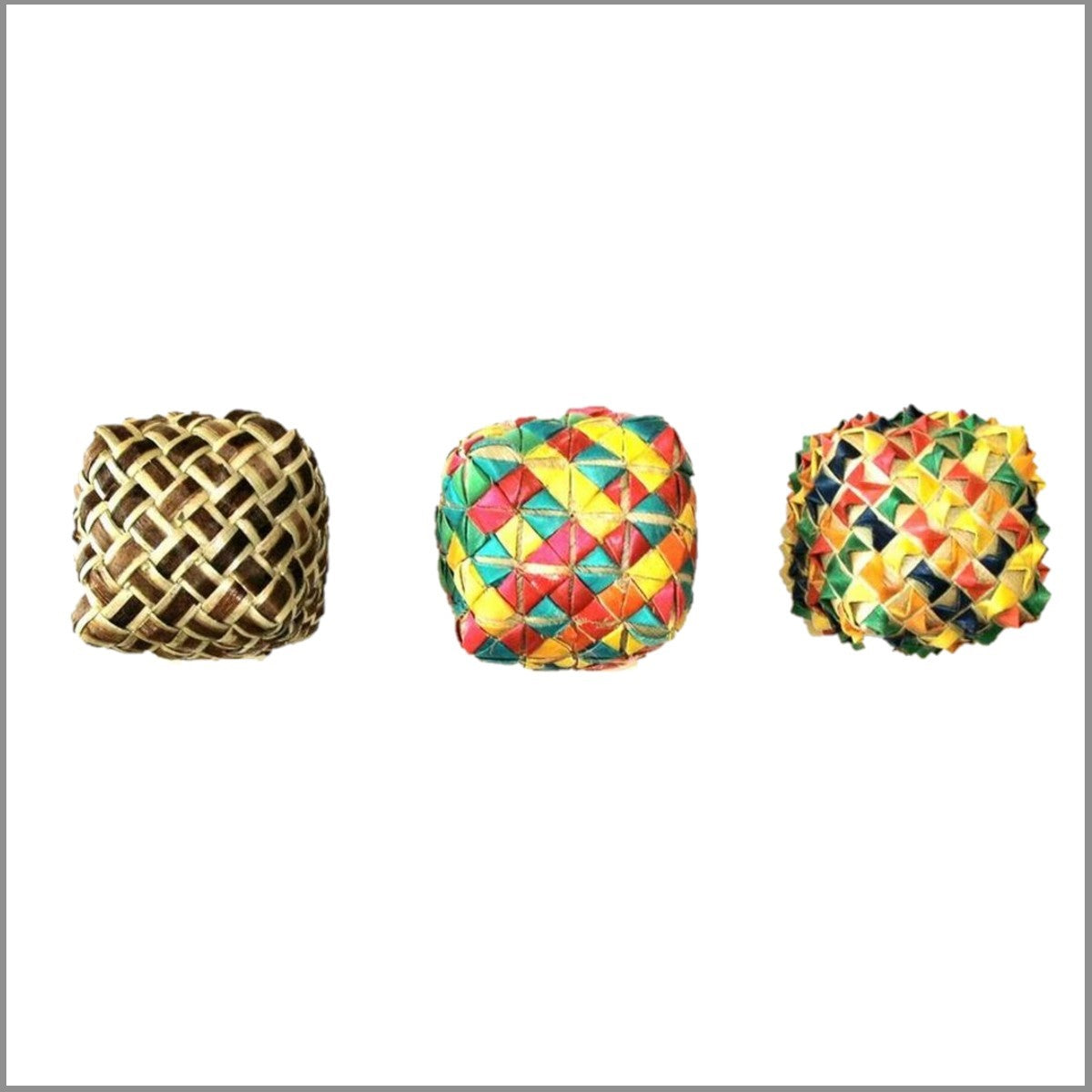 Planet Pleasures Square Woven Foot Toy Lg