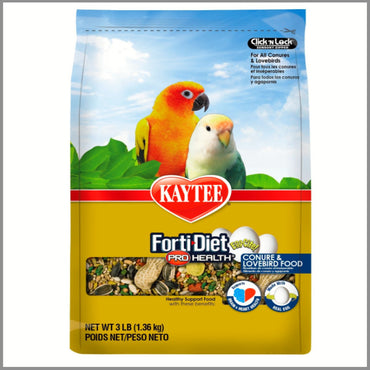 Kaytee Forti-Diet Pro Health Conure and Lovebird Food(3LB)