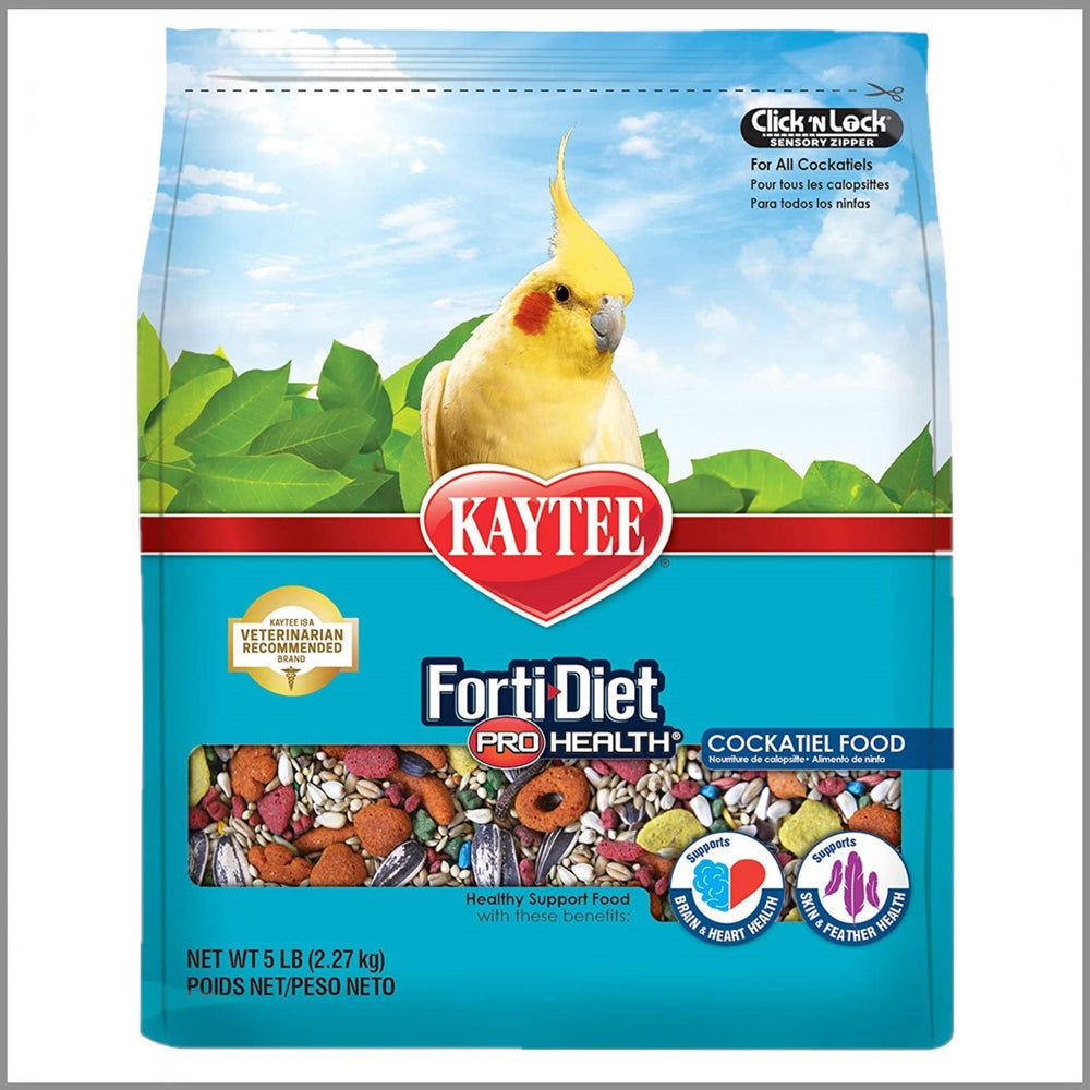 Kaytee Forti Diet Pro Health Cockatiel Bird Food(2lb)