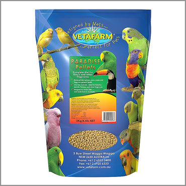 Vetafarm Paradise Pellets - Bird Food(2kg)
